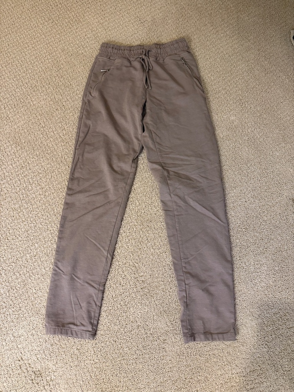 Nostalgia Men's Drawstring Joggers in Taupe Gray